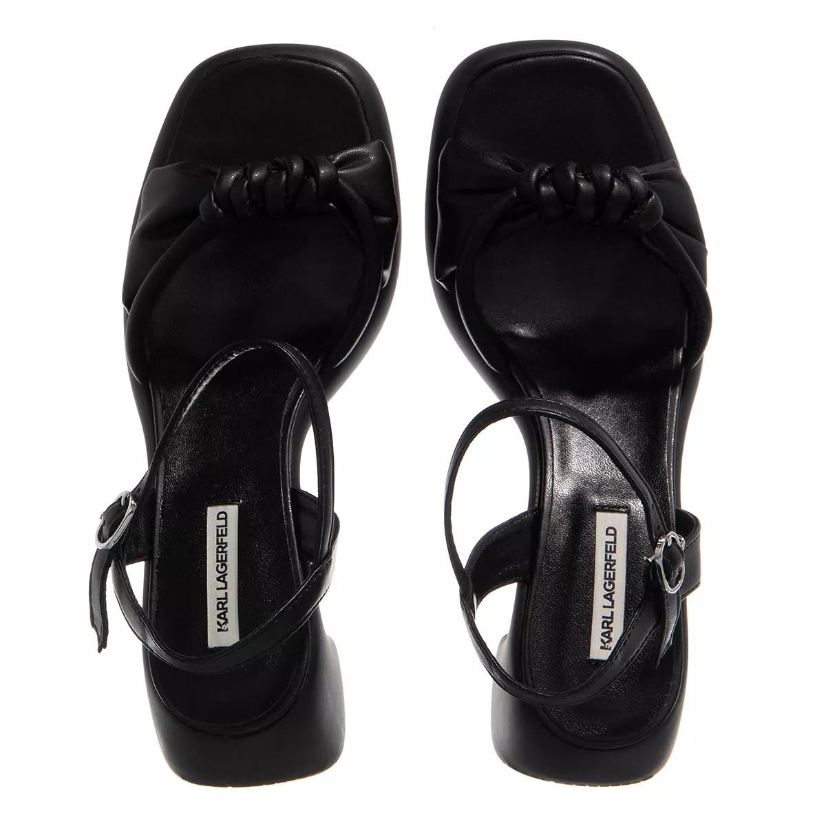 LAGERFELD Riemchen Sandalen schwarz Sandale
