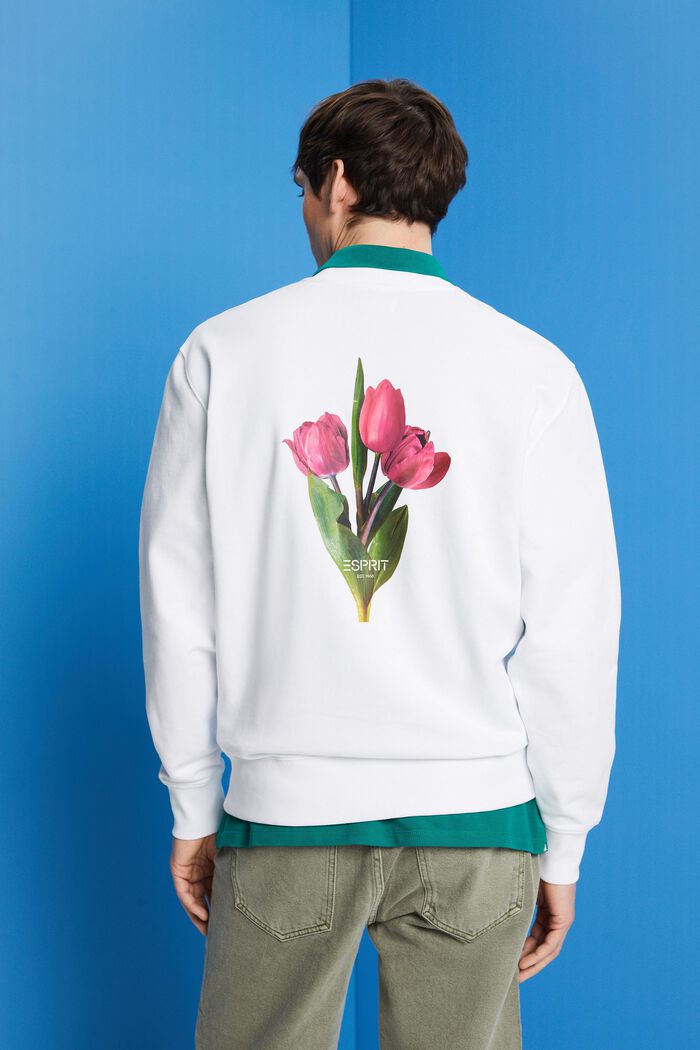 Sweatshirt mit Print auf der Rückseite