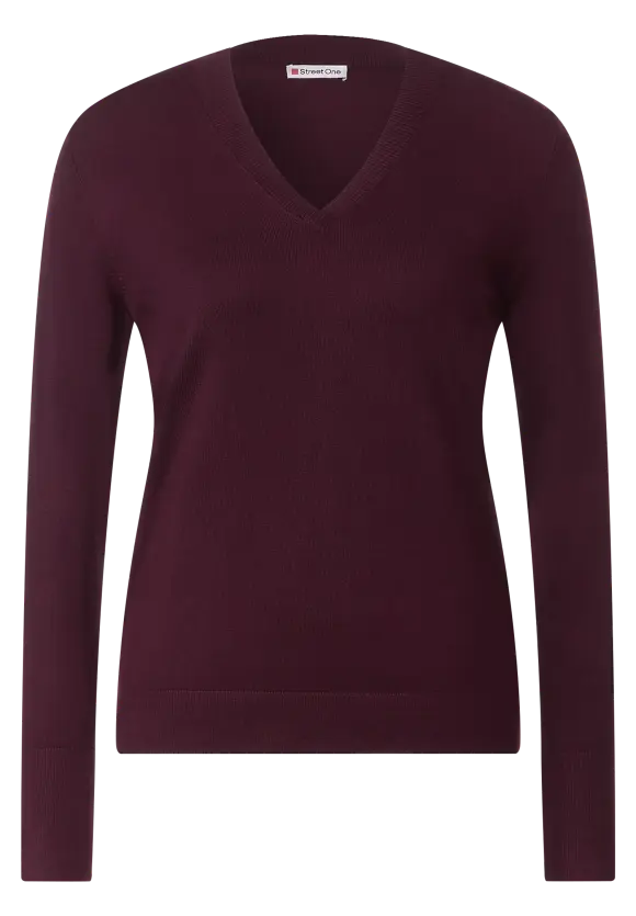 Street One Pullover mit V-Ausschnitt