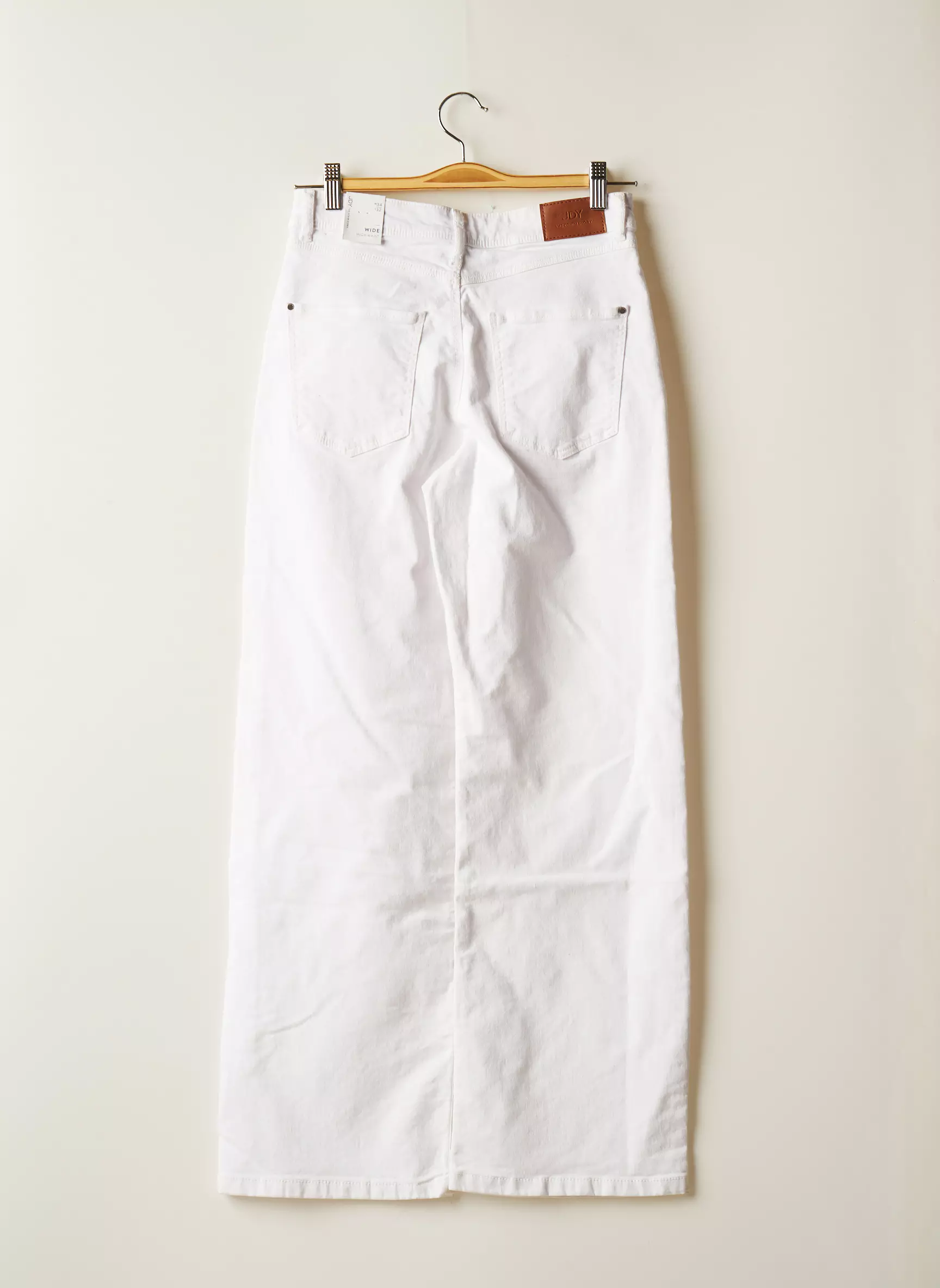 Jacqueline De Yong Pantalons Droits Femme couleur beige