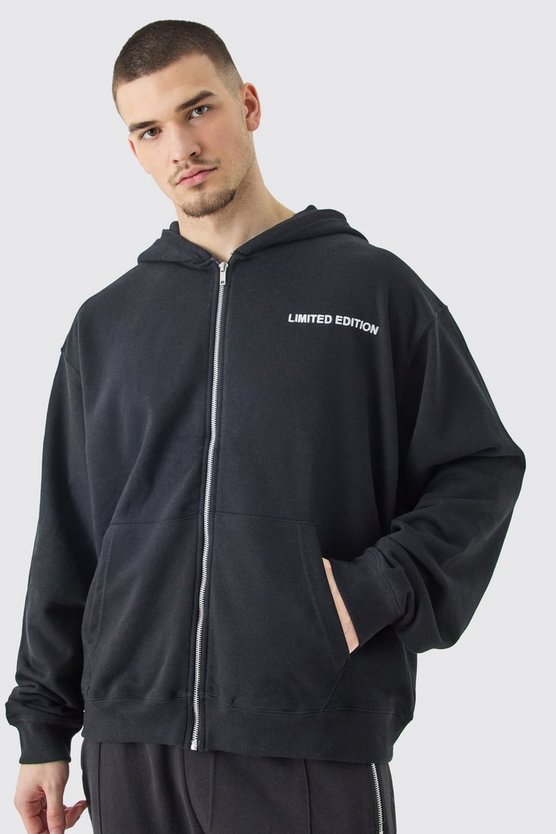 Tall Oversize Hoodie mit Reißverschluss