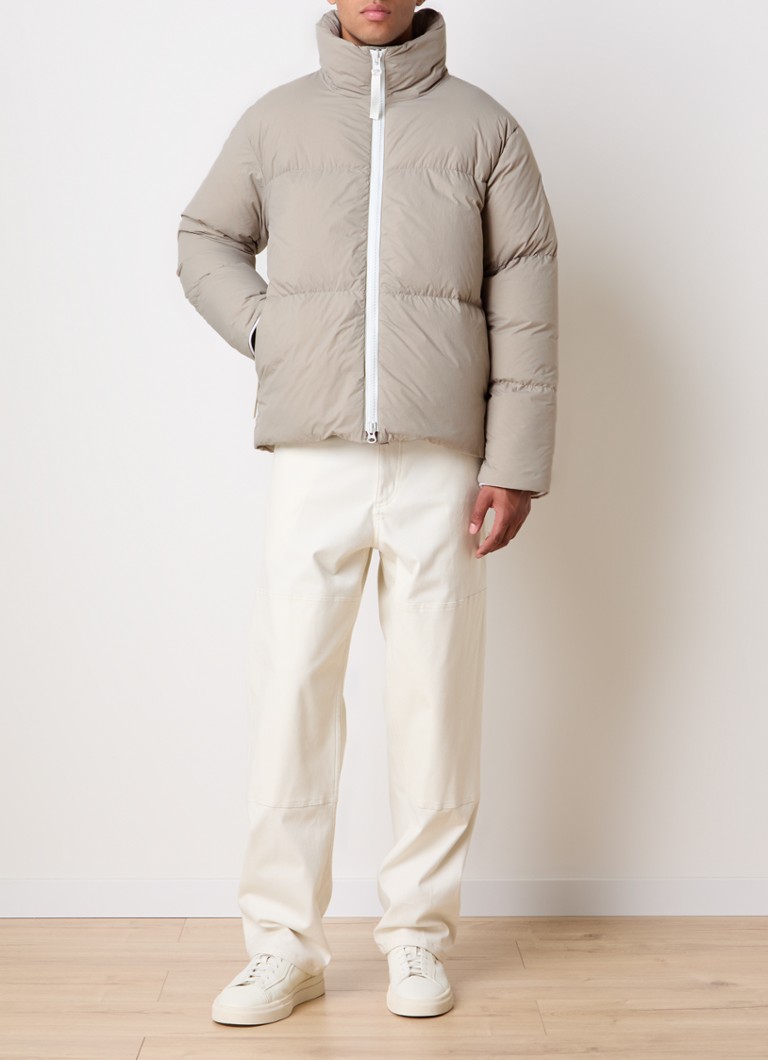 Doudoune Canada Goose Lawrence avec garnissage en duvet et logo
