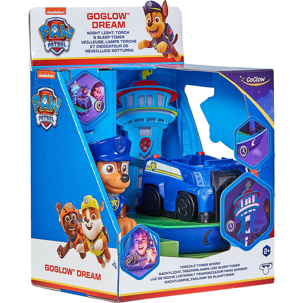 Paw Patrol GoGlow Dream 3 in 1 Nachtlicht, Taschenlampe und Projektor