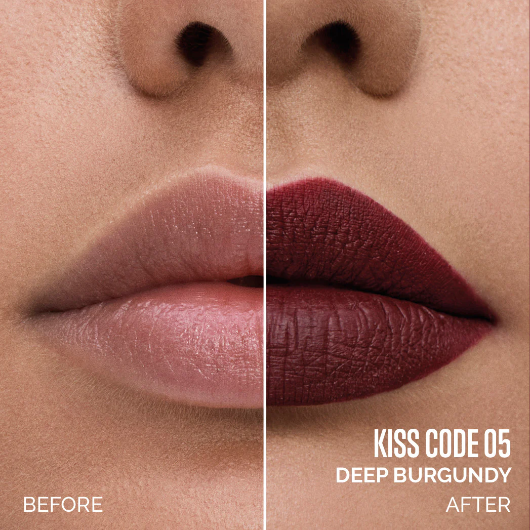 KISS CODE Lips - Lápiz labial, Lápiz labial mate