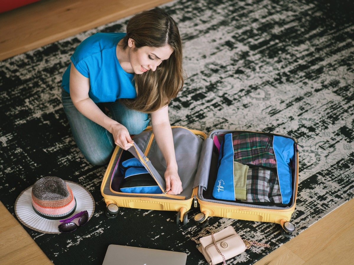 Sunflake Set von 3 Packing Cubes