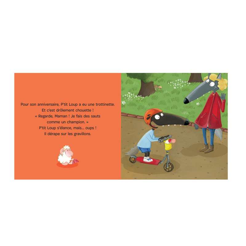 Livre P'tit loup a un bobo - Auzou