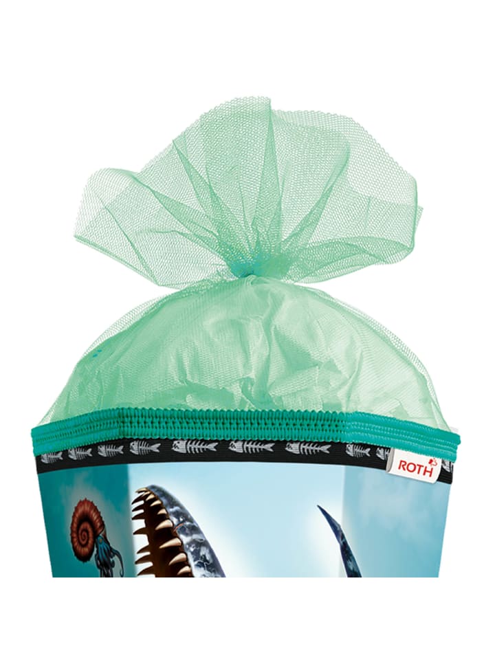 ROTH Schultüte groß Dino Mosasaurus 85 cm, Spezialborte in Grün günstig kaufen onesize