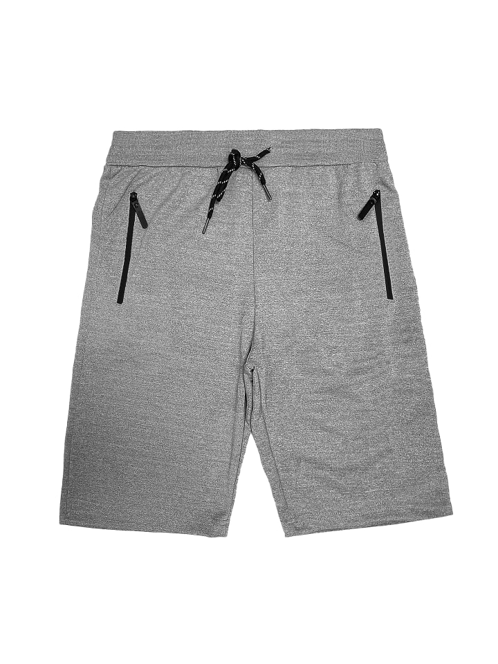 Max Men Shorts elastischer Bund Kordelzug bequeme Kurze Hose in Grau günstig kaufen