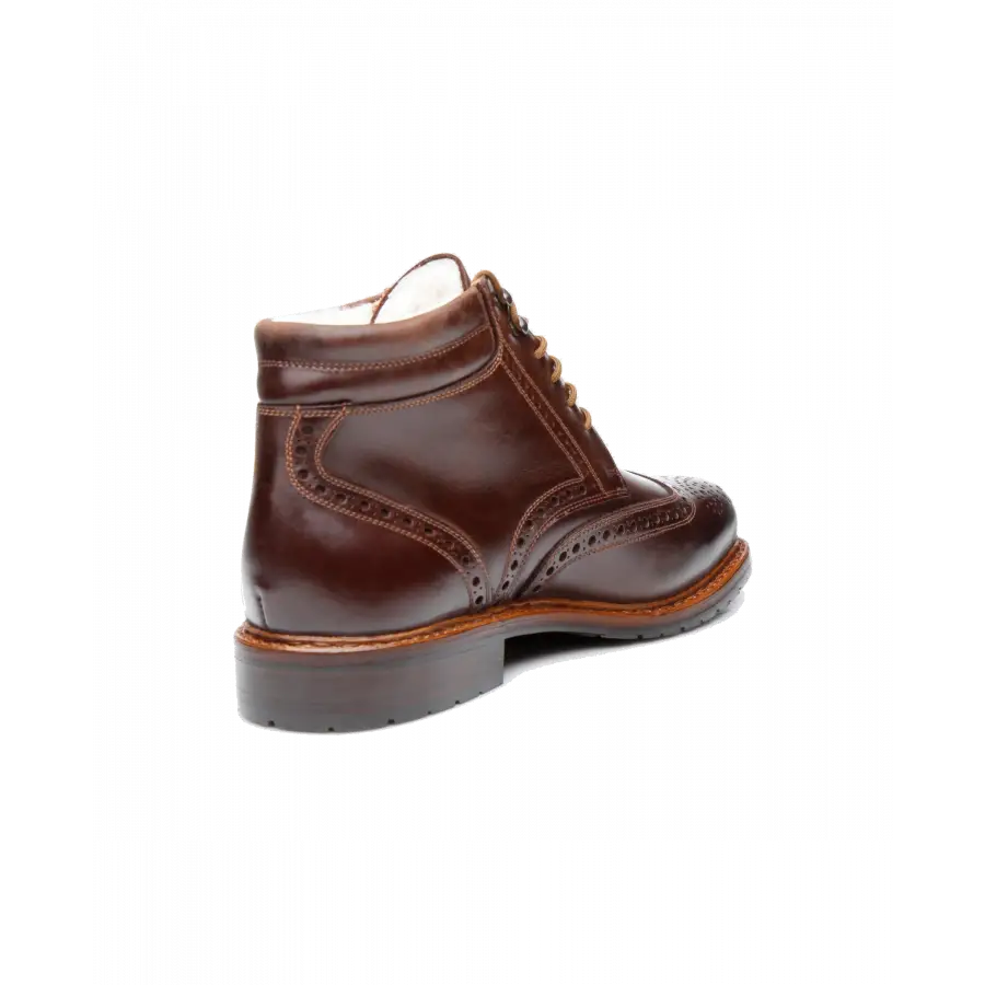 Heinrich Dinkelacker - Stiefeletten BUDA FULL-BROGUE H gefüttert - braun