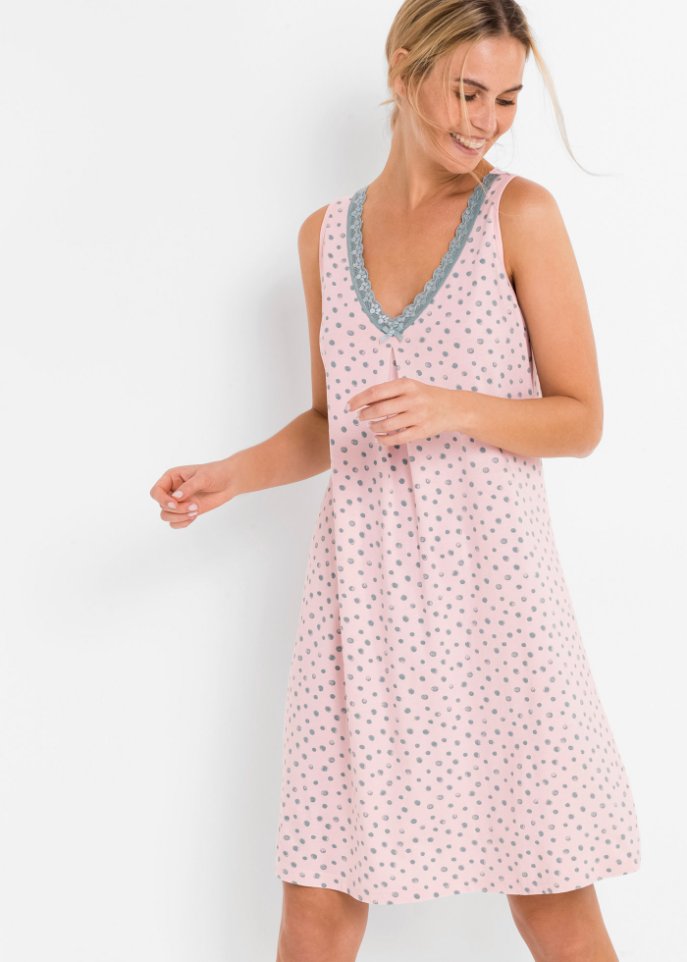 Nachtkleid mit LENZING™ ECOVERO™