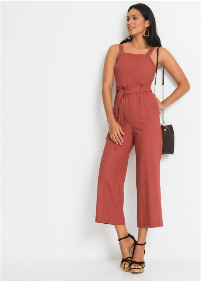 Leinen-Overall