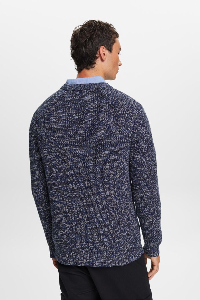 Baumwollpullover aus Rippstrick