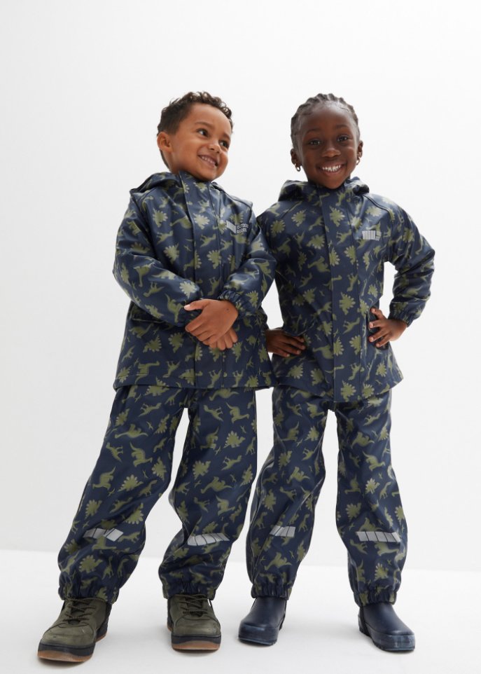 Kinder Thermo Regenjacke mit Dinoprint