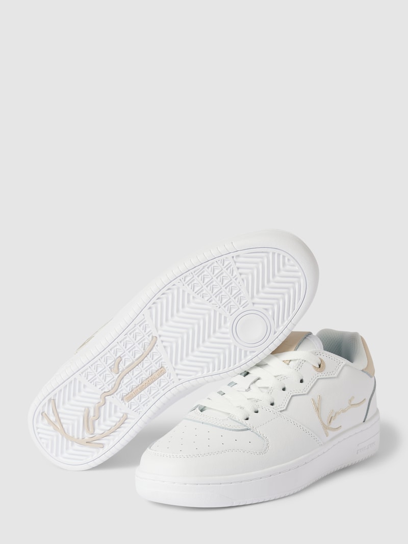 Sneaker mit Label-Details Modell '89 LOW' in weiss