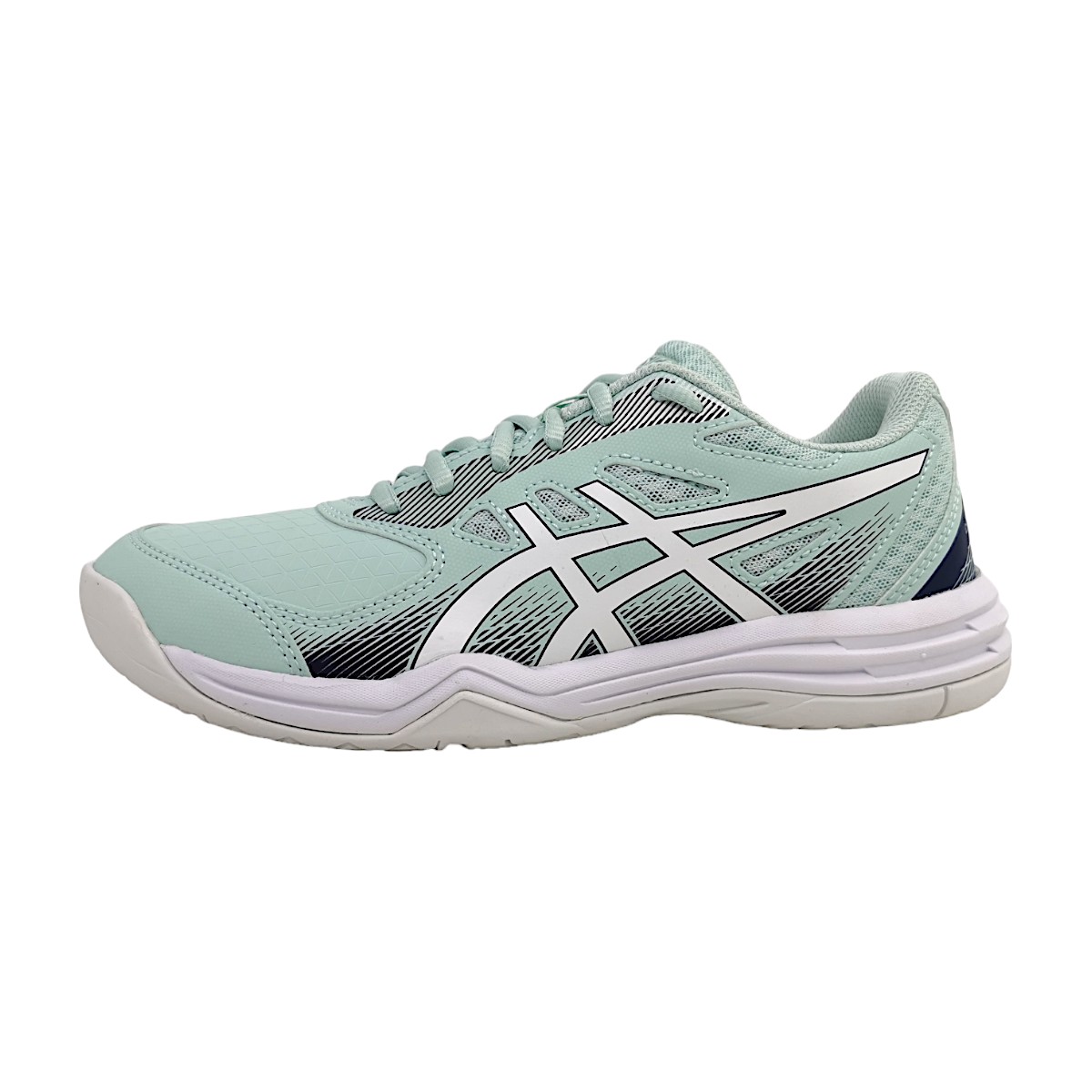 Asics COURT SLIDE 3 1042A209 Grün 402- Pale Blue/White