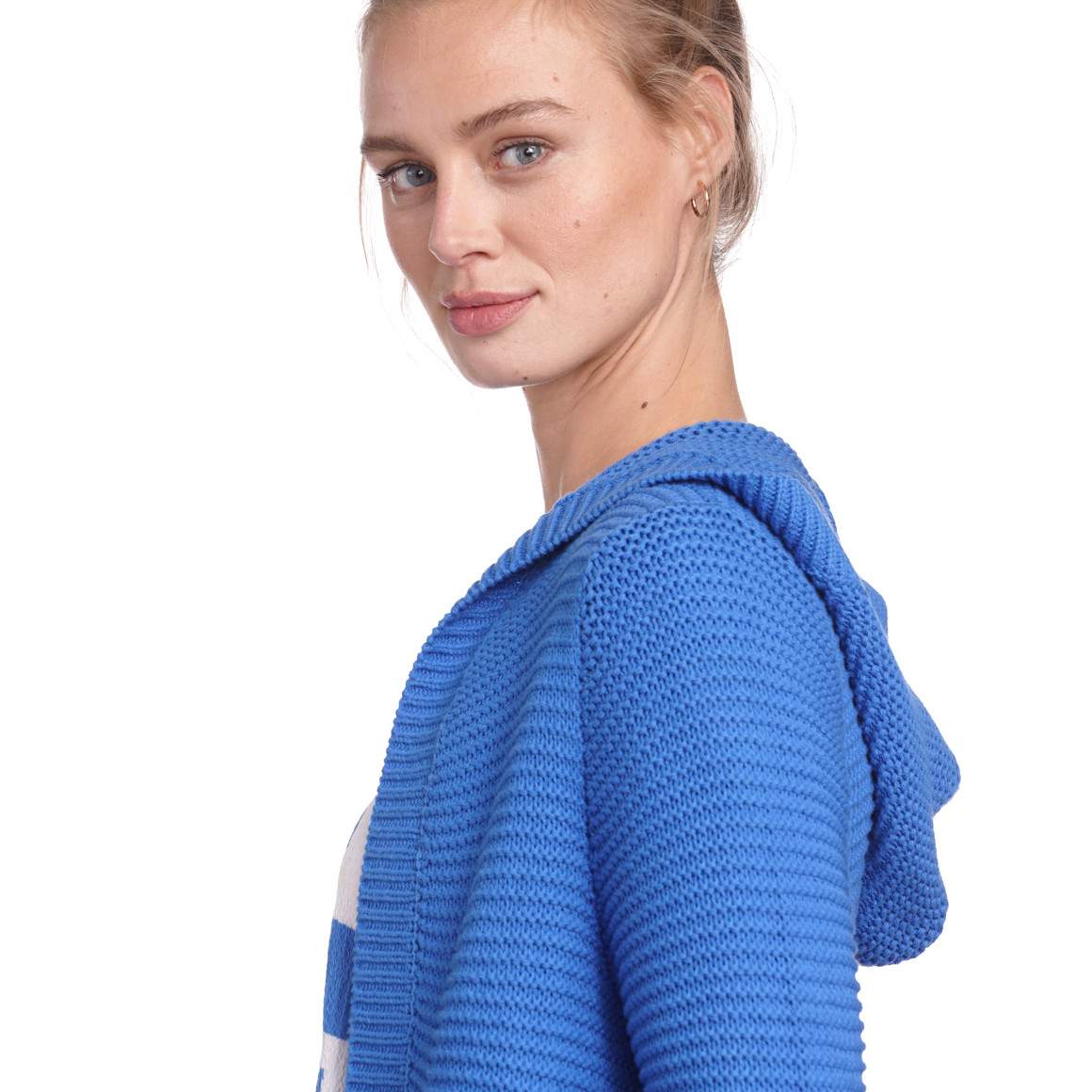Damen Strickjacke mit Kapuze