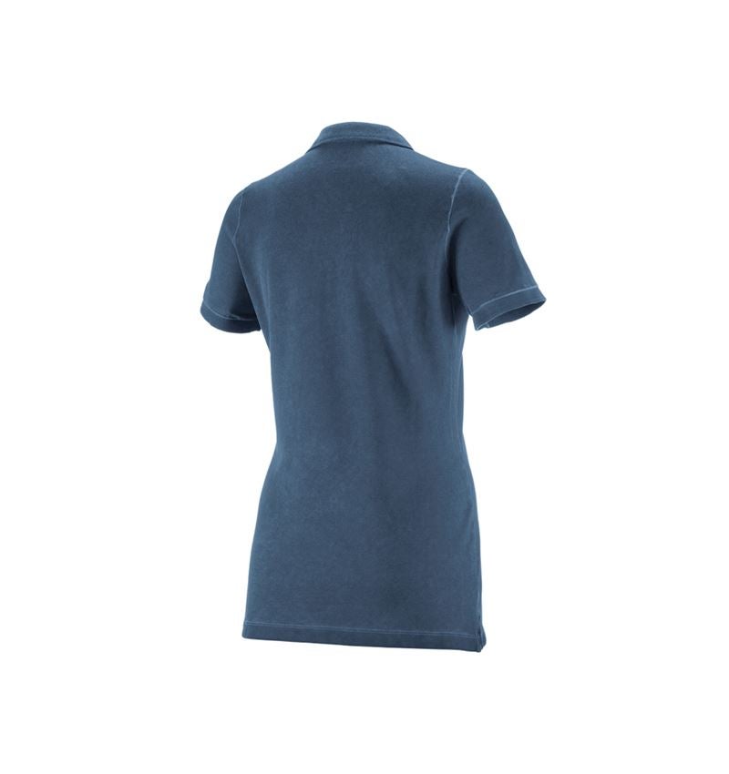e.s. Polo-Shirt vintage cotton stretch, Damen