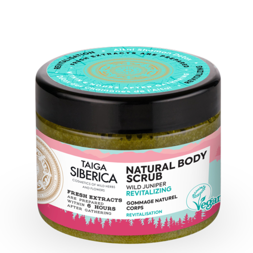 taïga siberica Gommage naturel corps Revitalisant SOINS CORPS