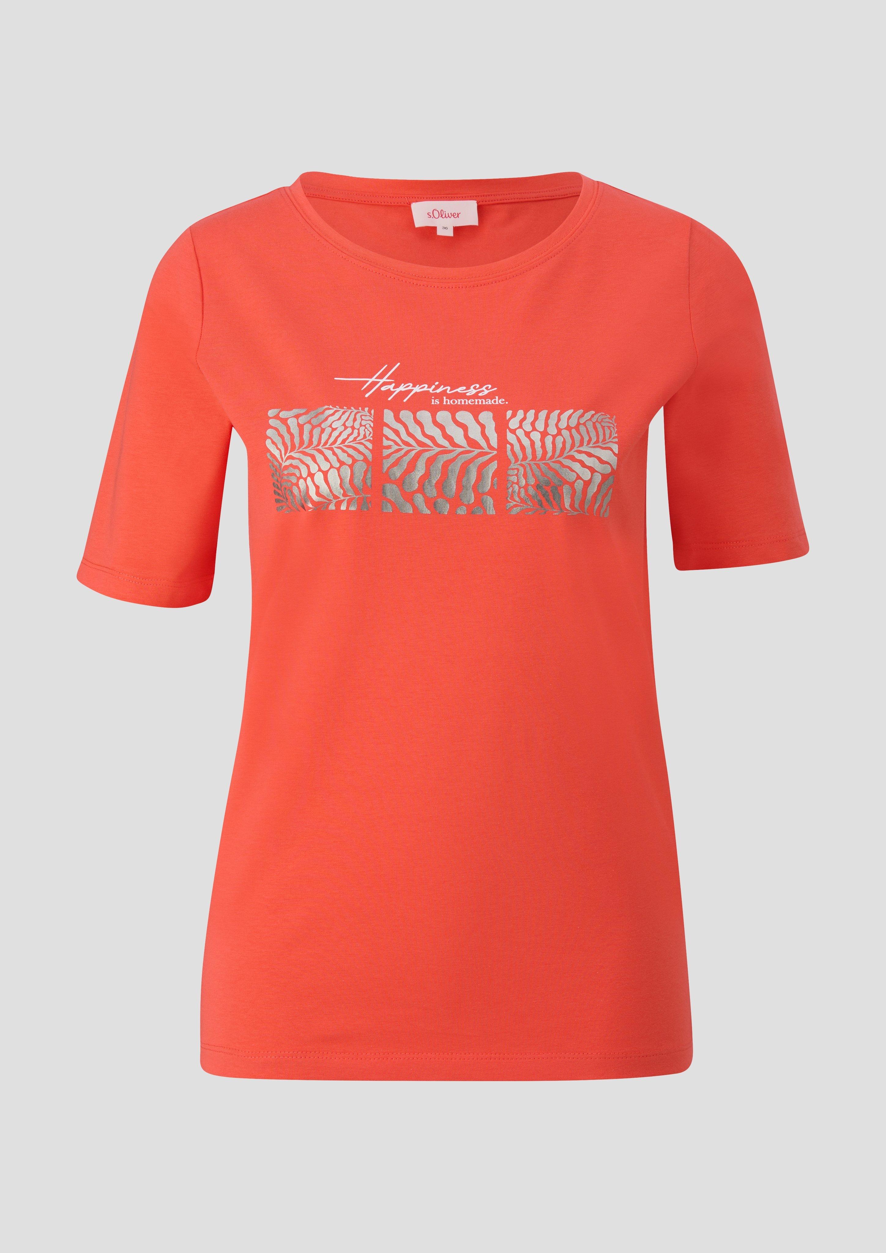 T-Shirt mit Frontprint  2144441-25D3