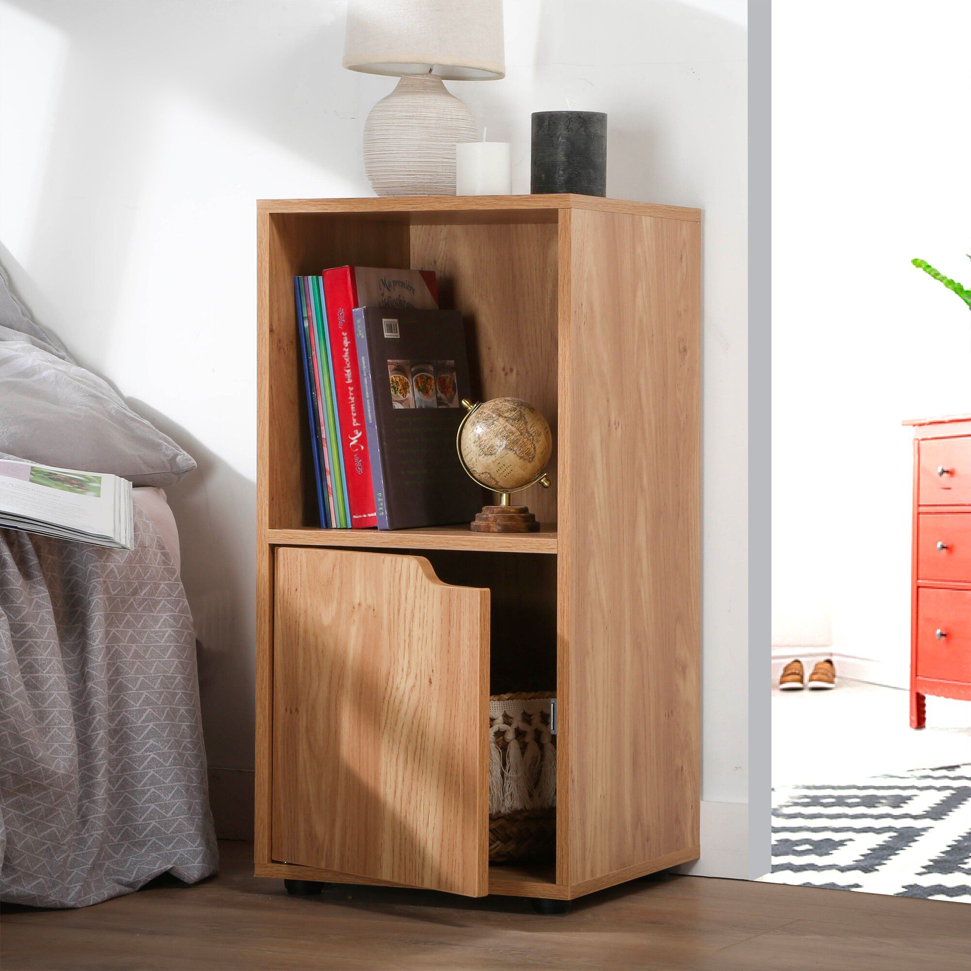 Meuble de rangement STAVRA– 2 cases 1 porte