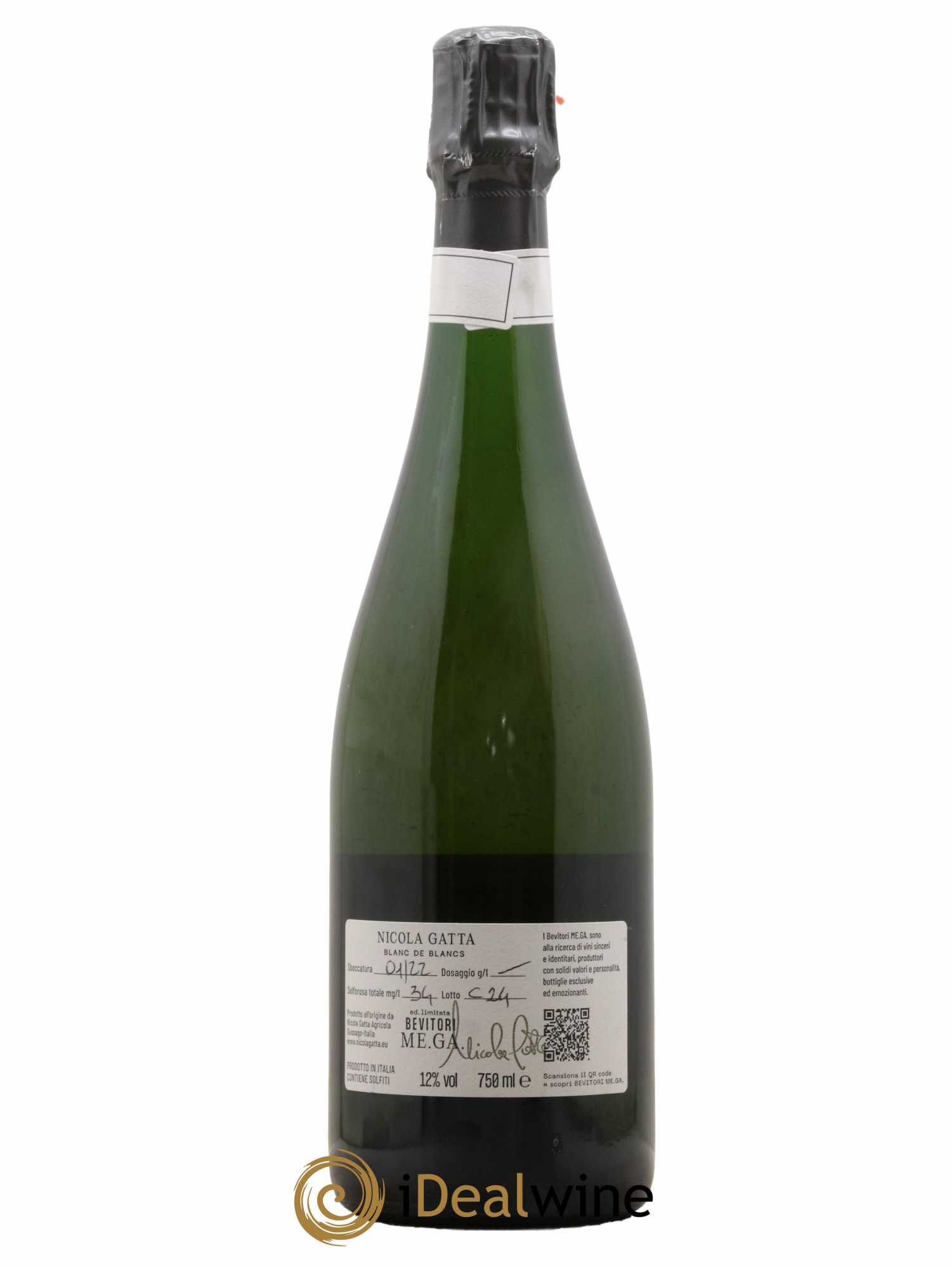 Champagne 78 lunes serie limitée R.D Nature Nicolas Gatta  - Lot de 1 Bouteille