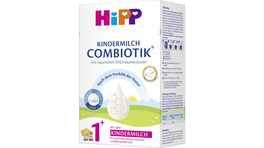 HiPP Milchnahrung Kindermilch Combiotik® 1+ 600 g