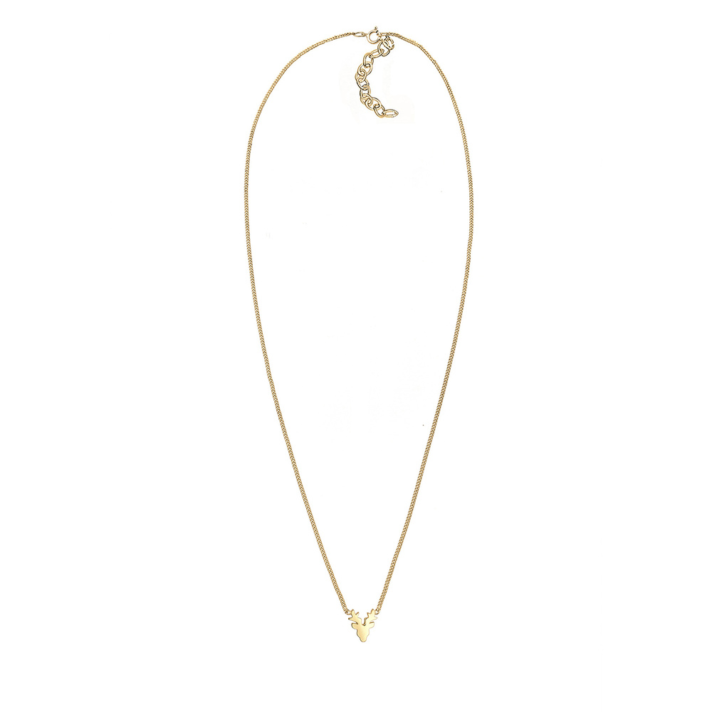 Elli Elli Collier Geweih Hirsch Traditionell 925 Sterling Silber Bijoux