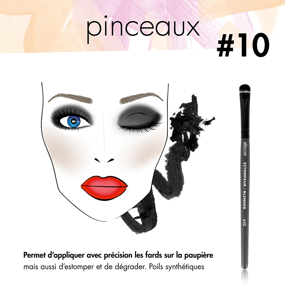 miss cop Estompeur Pinceau