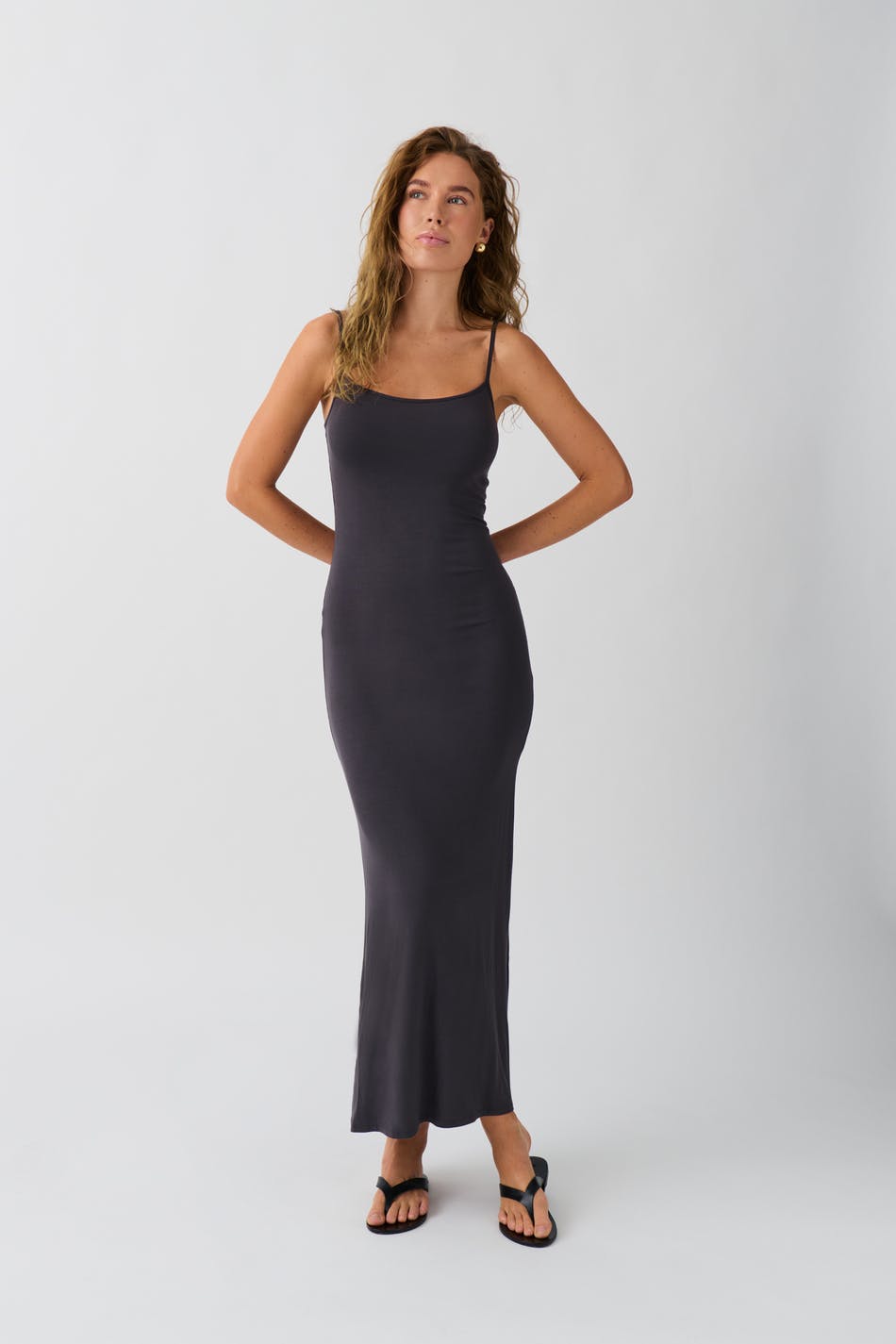 Maxi slip dress