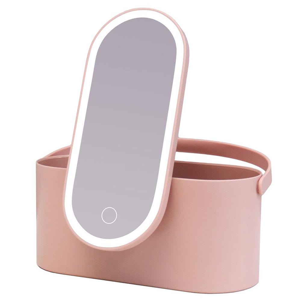 Ailoria Beautycase mit dimmbarem LED Spiegel Rose