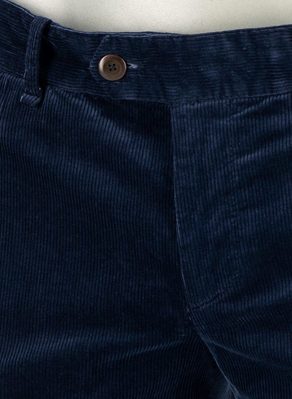 Alberto, Hose, Regular Fit, Cord, navy