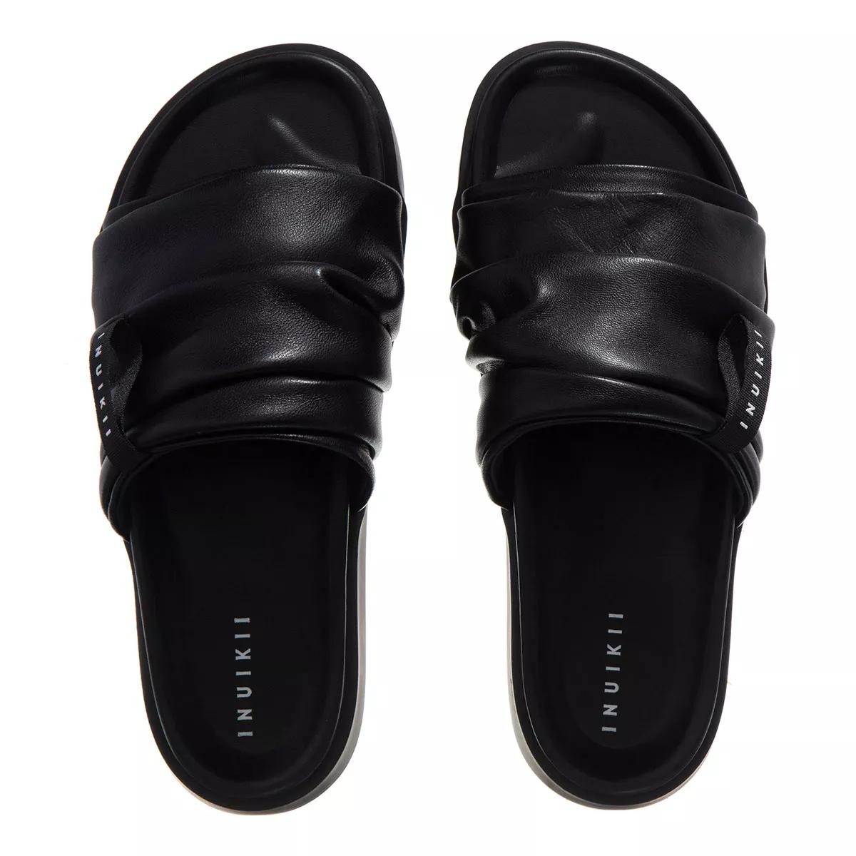 INUIKII Komfort Sandalen schwarz Slide