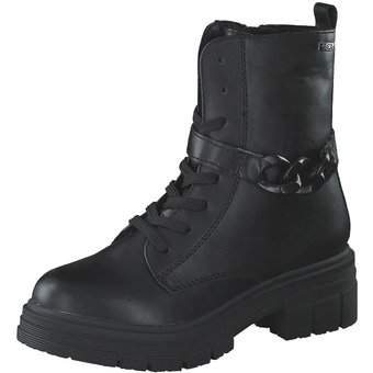 Barbarella Schnür Boots in schwarz
