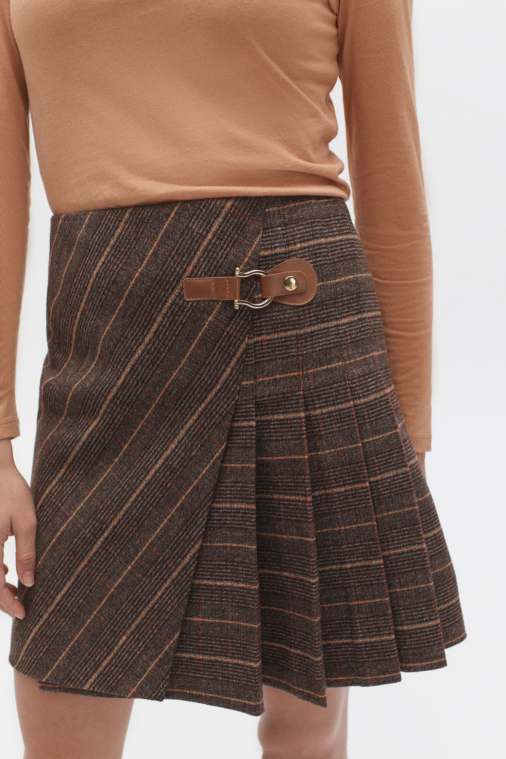 jupe margaret marron fonce femme