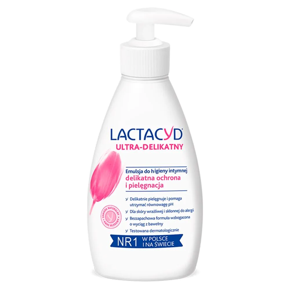 „Lactacyd“ intymios higienos emulsija su pompa jautriai odai
