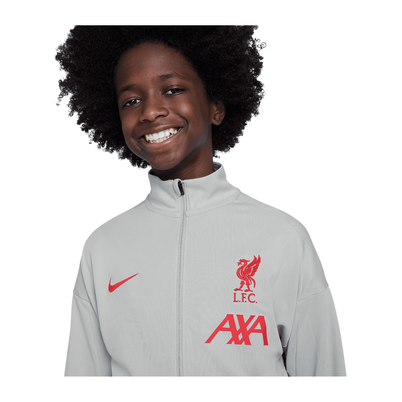 Nike FC Liverpool Academy Trainingsanzug Kids Grau F078