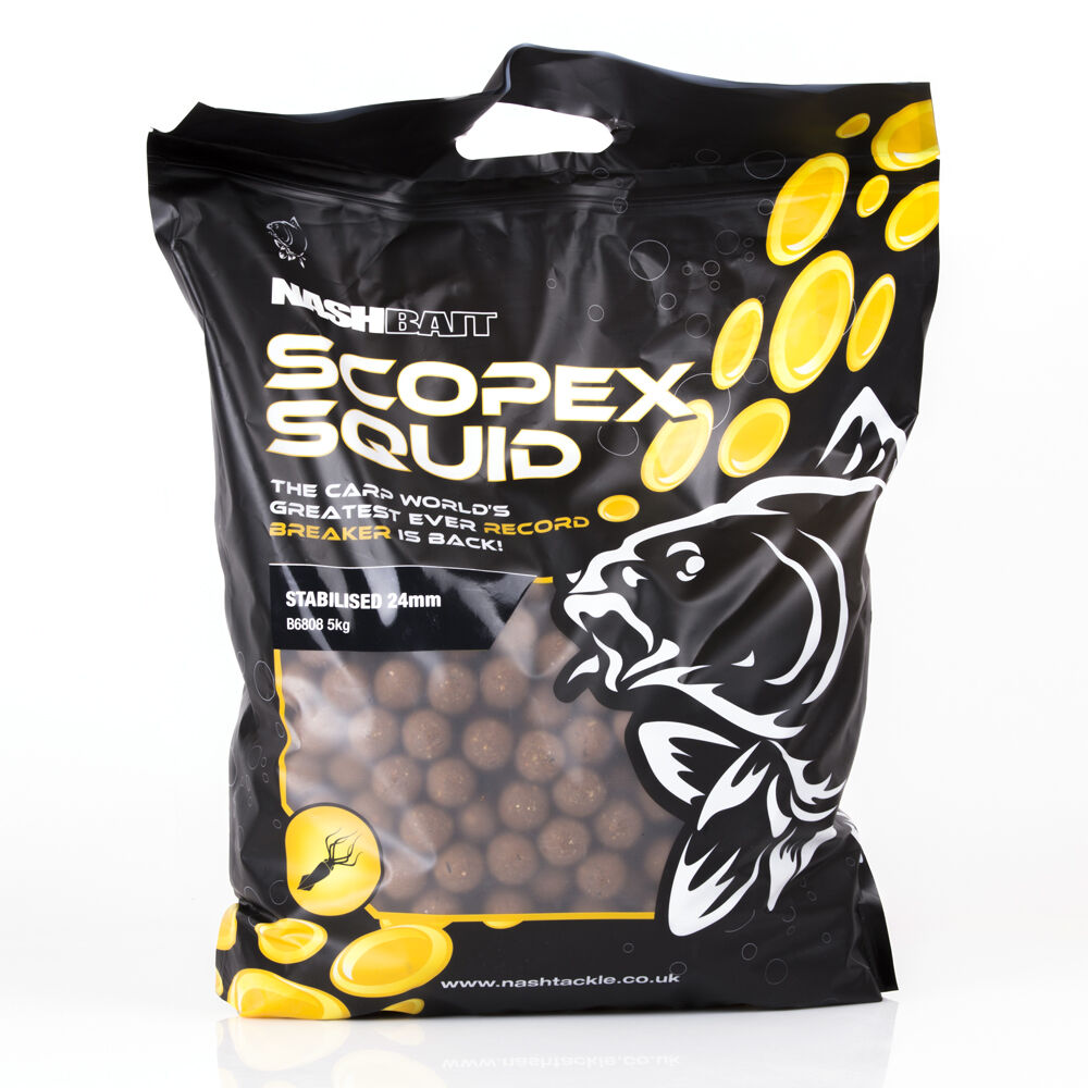 Nashbait Scopex Squid Stabilized Boilies 24mm