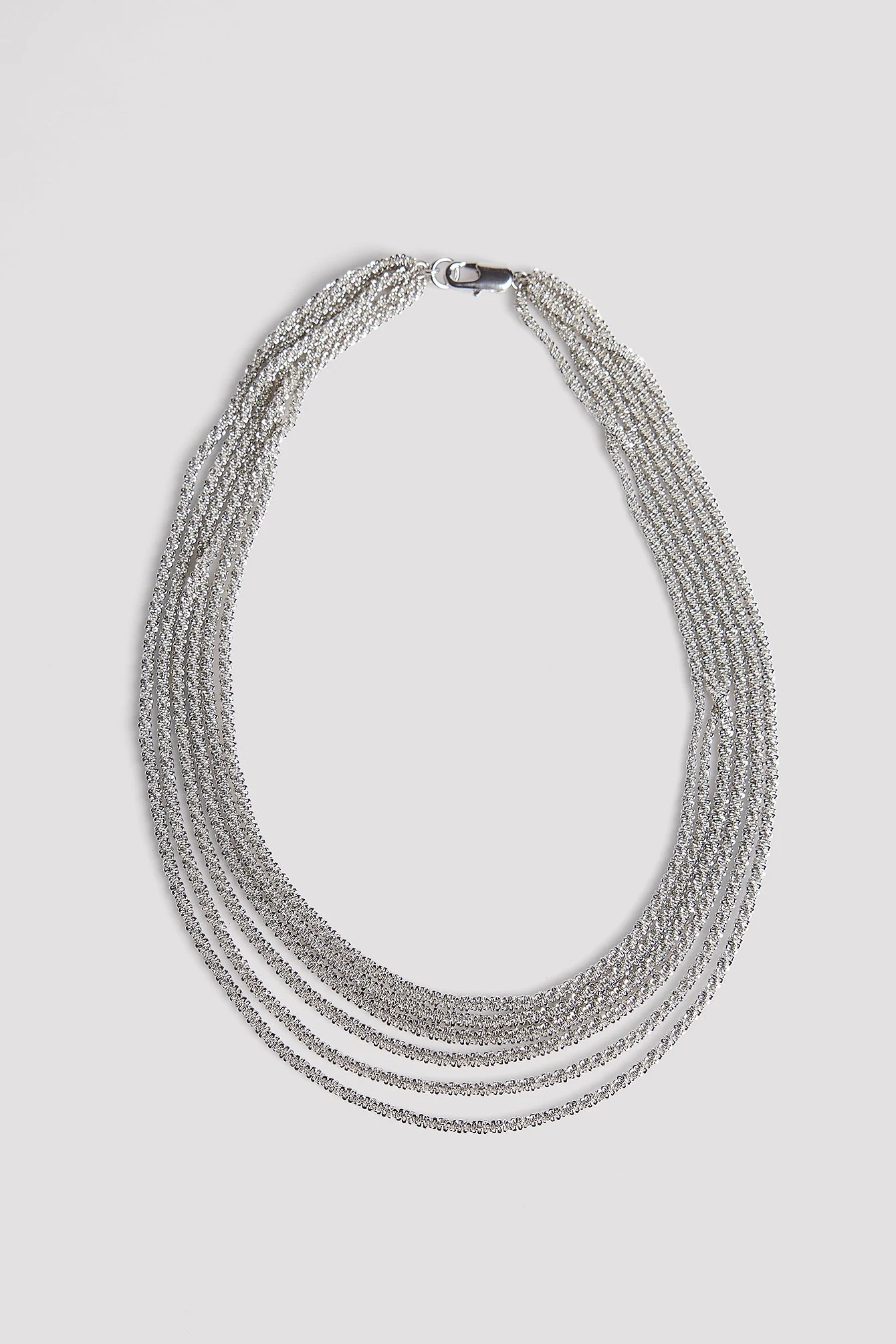Mehrlagige Strass-Halskette