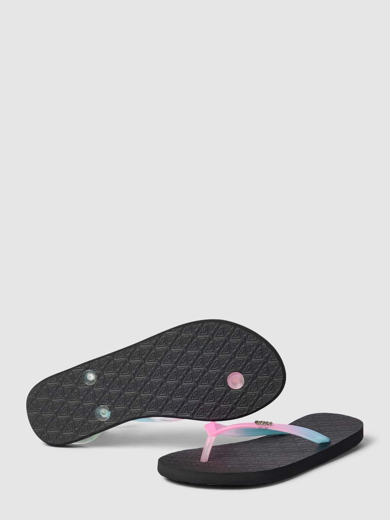 Zehentrenner mit Label-Detail Modell 'VIVA GRADIENT' in schwarz