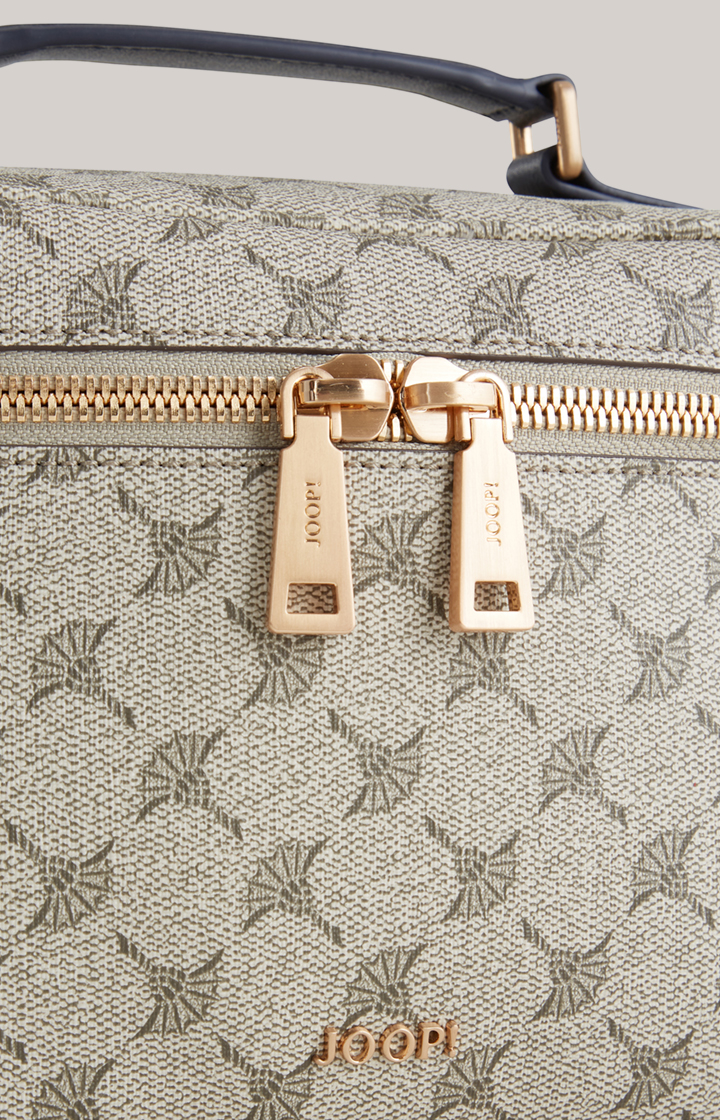 Beauty-Case Mazzolino Edition Flora in Beige/Blau