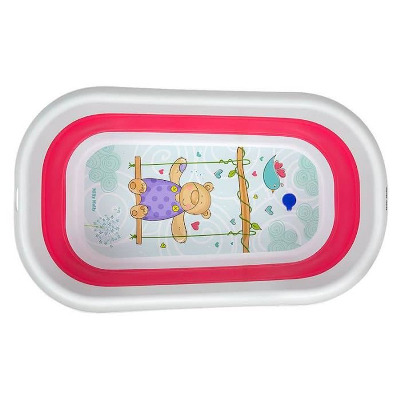 Baignoire pliante Milly Mally Aqua Pink rose