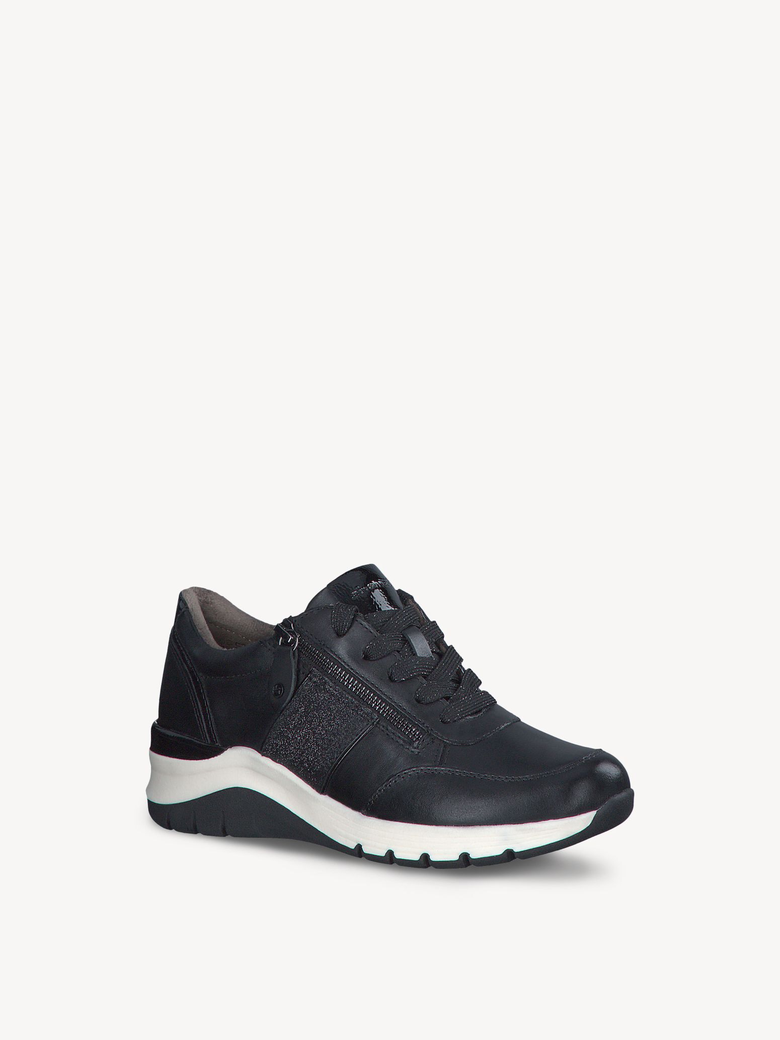 Basket en cuir - noir