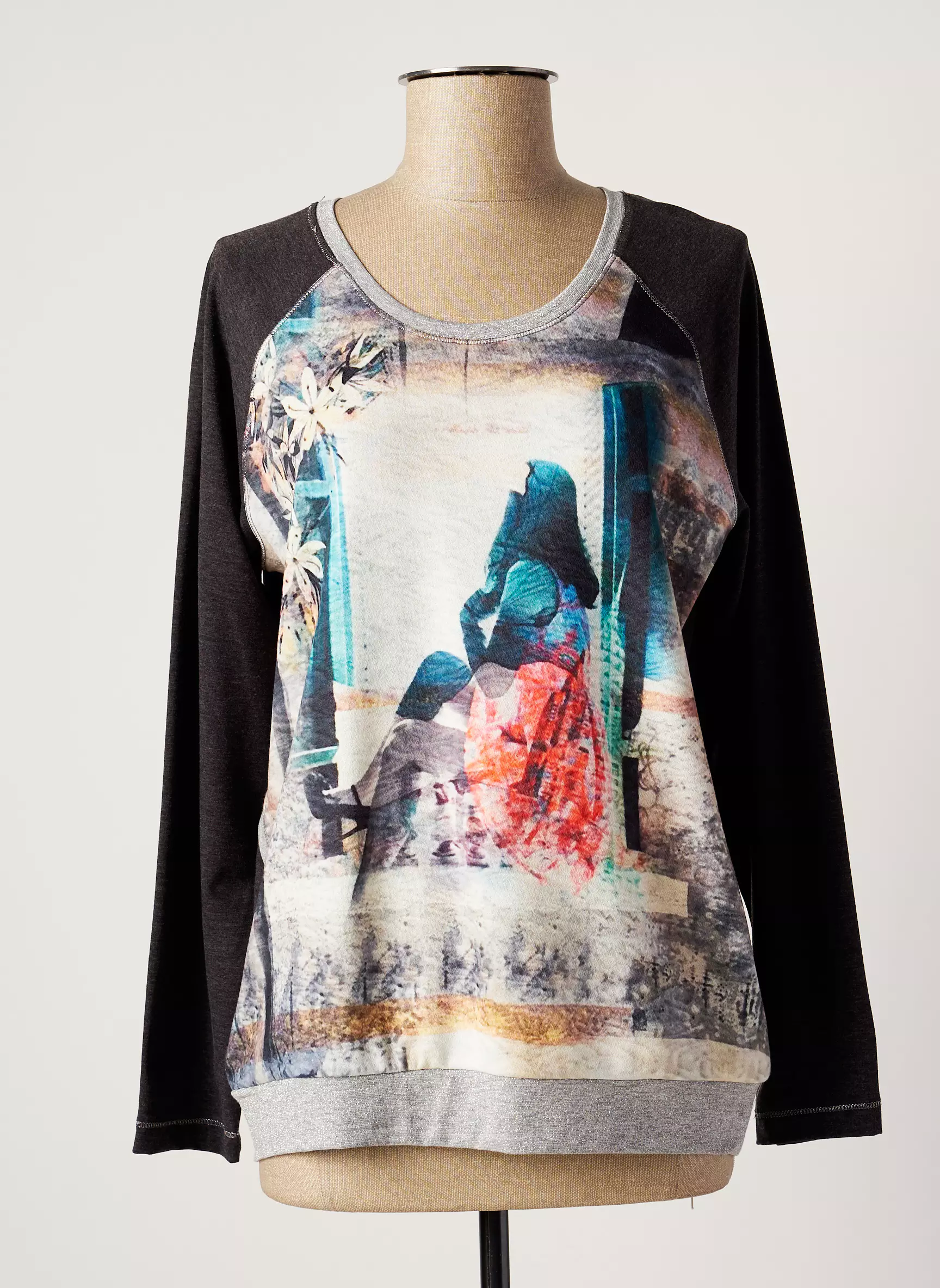 Meri Esca Sweats Femme couleur gris
