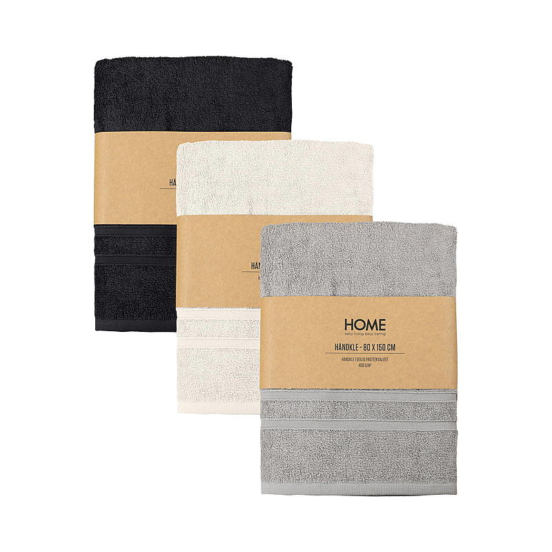 Home Badelaken Villa 80x150 cm mørk beige