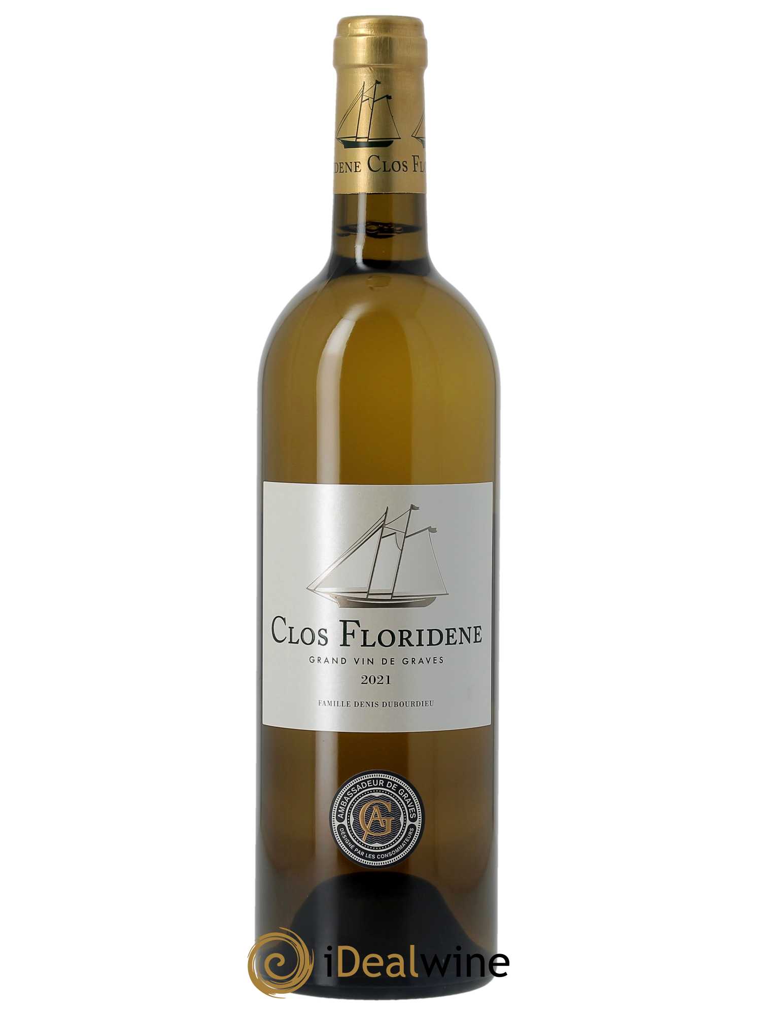 Clos Floridène (CBO à partir de 6 BTS) 2021 - Lot de 1 Bouteille