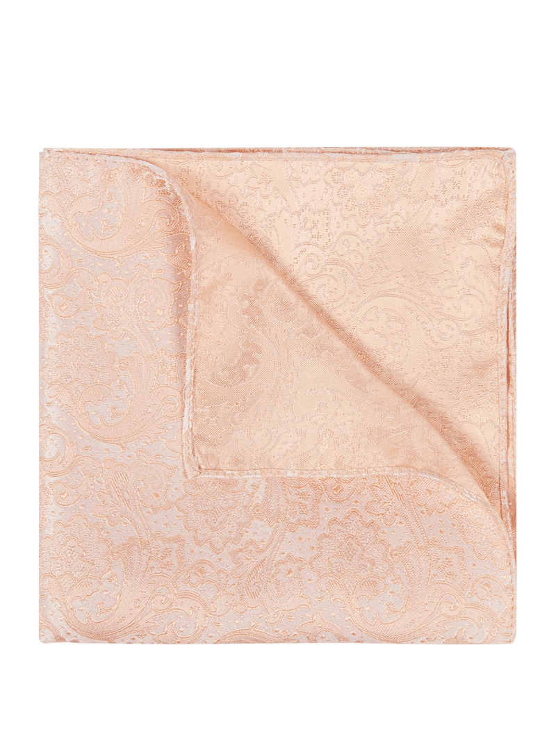 Einstecktuch aus Seide in beige