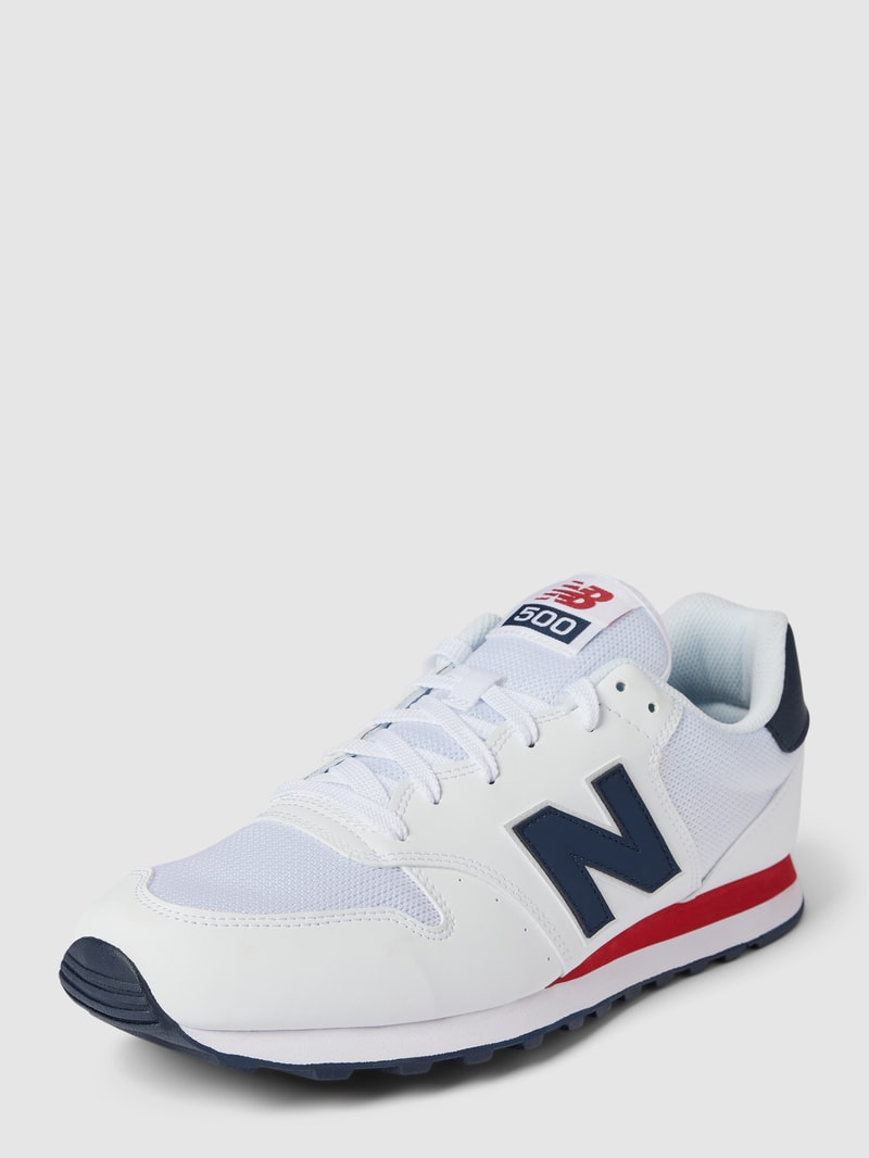 Sneaker mit Label-Details in weiß