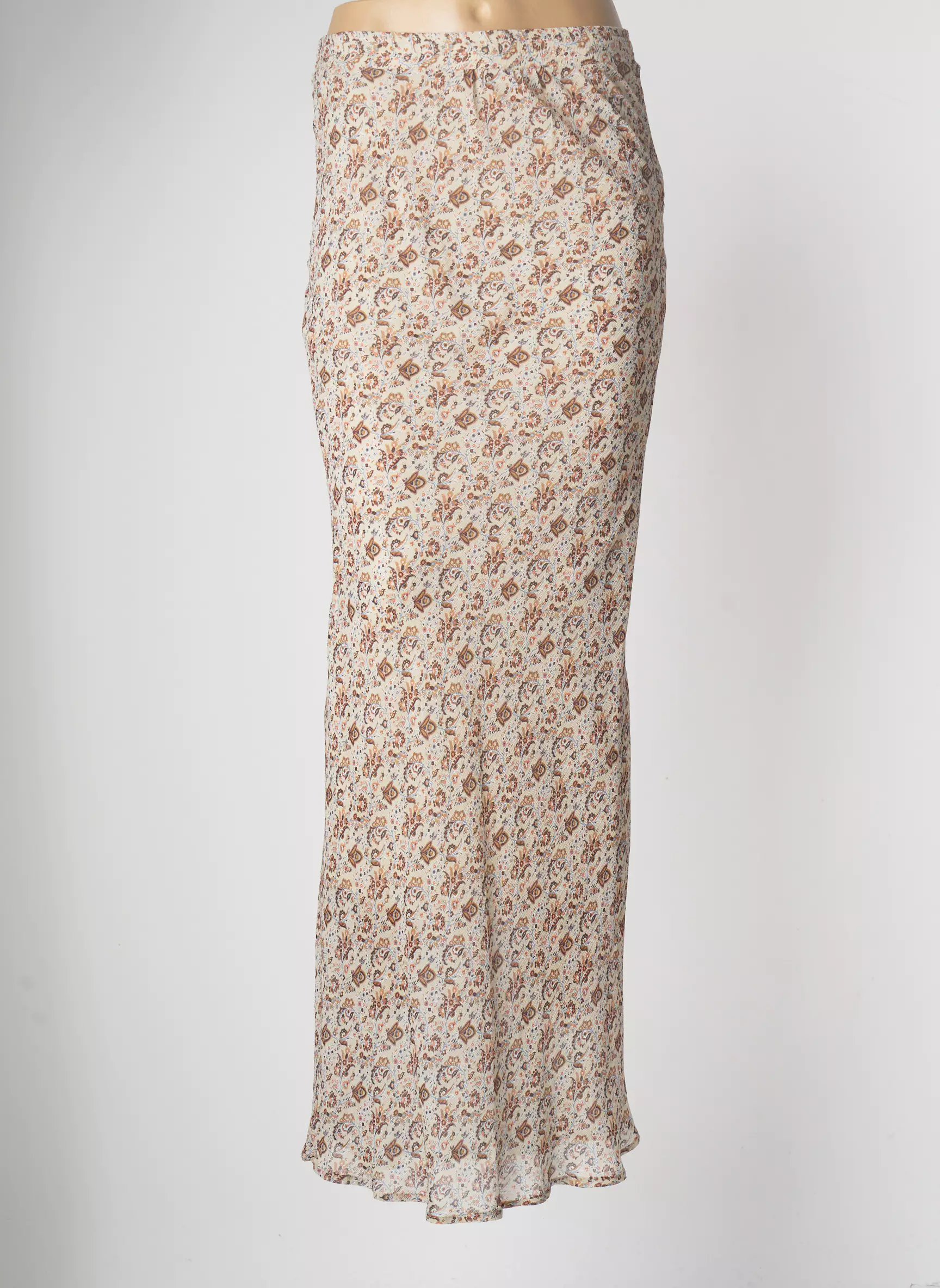 Jeff Jupes Longues Femme couleur beige