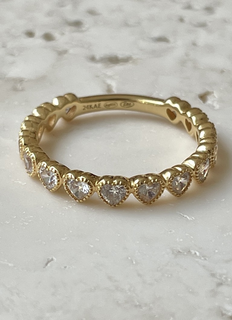 Anello speciale per la festa della mamma 24Kae, placcato oro 12492Y