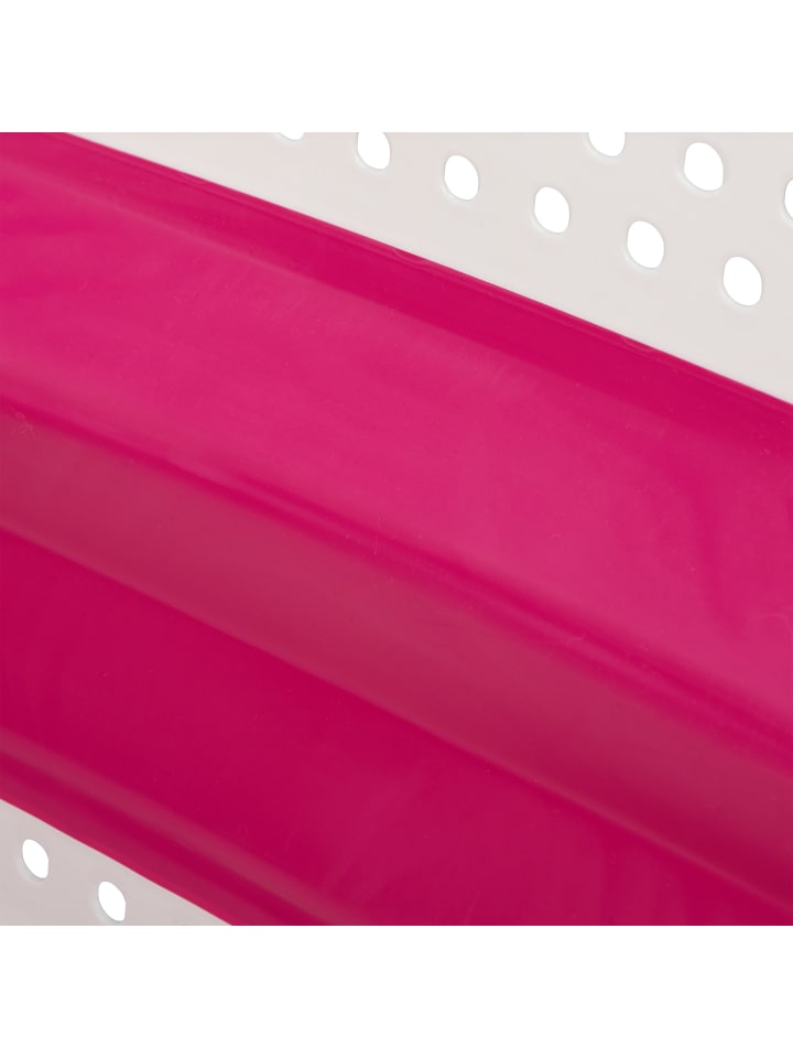 relaxdays Wäschekorb in Pink - (B)61 x (H)27 x (T)45,5 cm günstig kaufen onesize